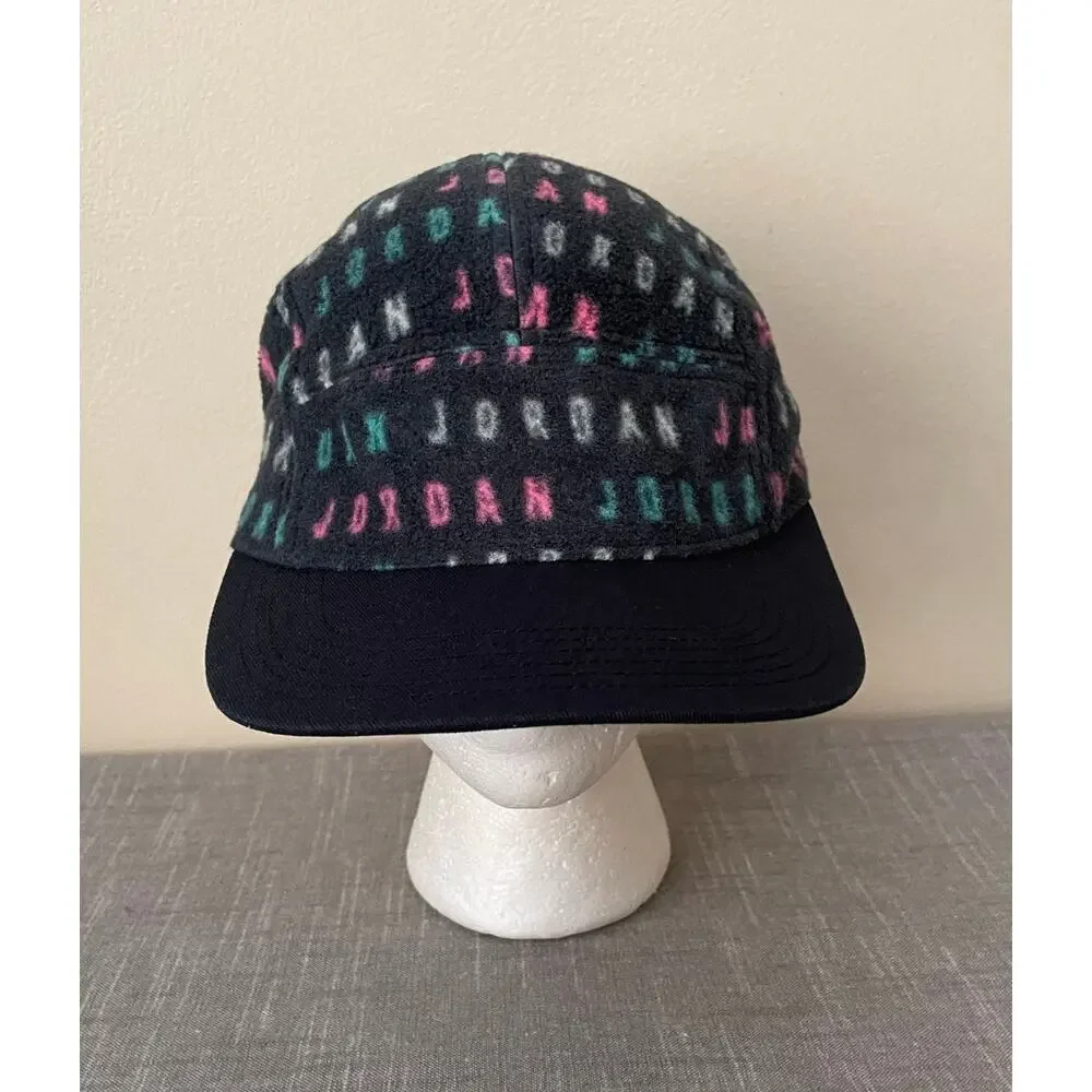 Jordan Sport DNA AW84 Unisex OS Black Fleece 5 Panel Cap